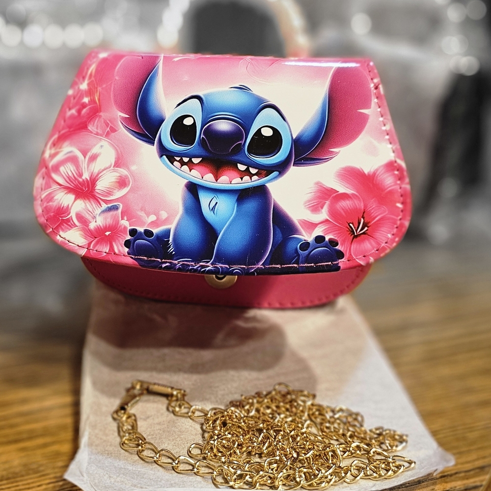Source Unknown Pink and Blue Character Kids Bag